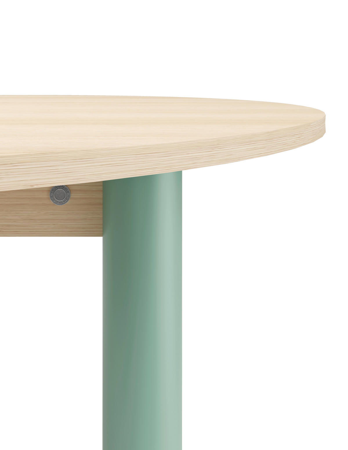 ESSTISCH in Metall, Holzwerkstoff 120/120/76 cm  - Hellbraun/Salbeigrün, Natur, Holzwerkstoff/Metall (120/120/76cm) - Tom Tailor