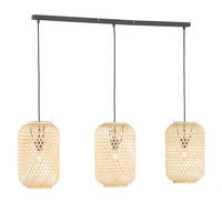 HÄNGELEUCHTE 24,5/110 cm  - Naturfarben, Design, Holz (24,5/110cm) - Schöner Wohnen