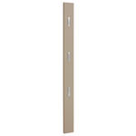 GARDEROBENPANEEL  in 14/170/3 cm  - Sandfarben, Design, Holzwerkstoff (14/170/3cm) - Novel