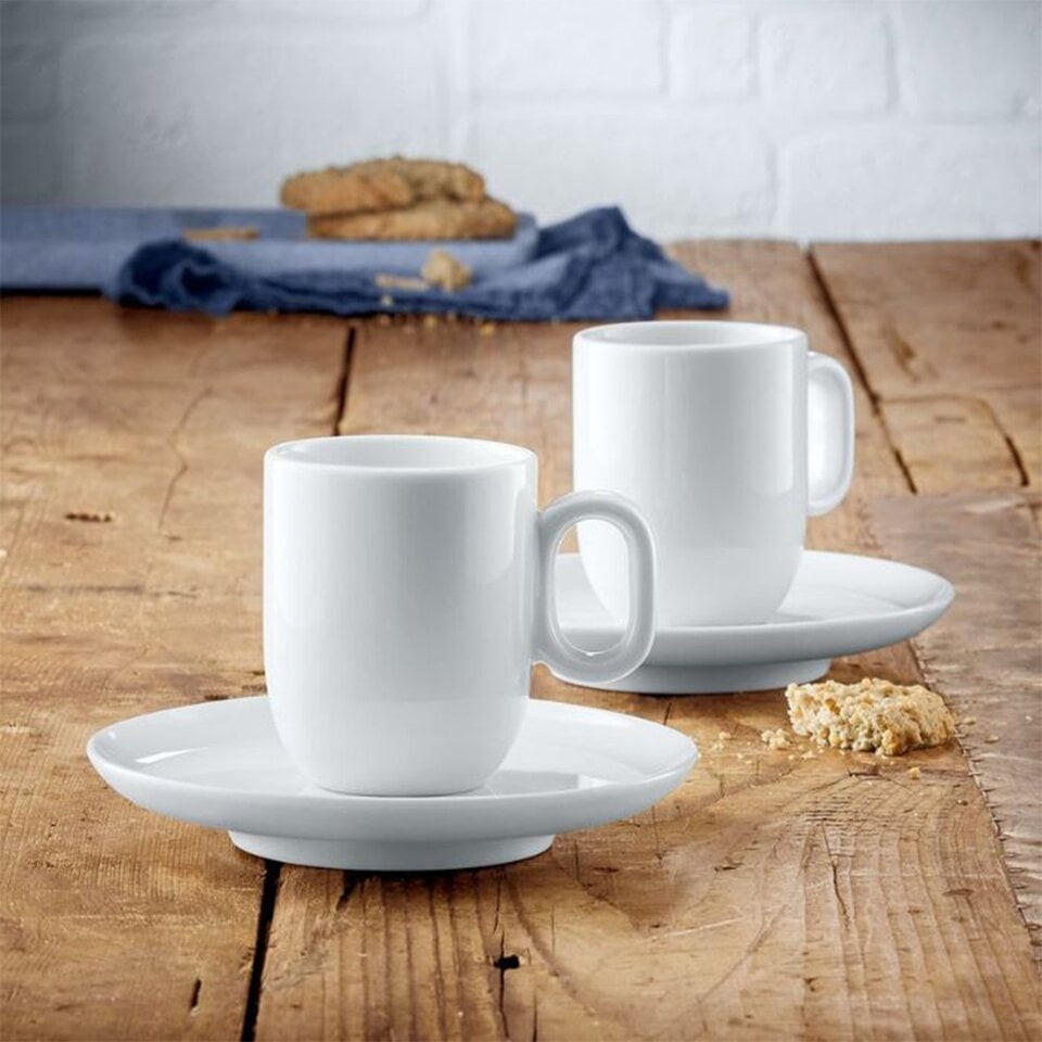 TASSENSET BARISTA 2-teilig  - Weiss, Design, Keramik - WMF