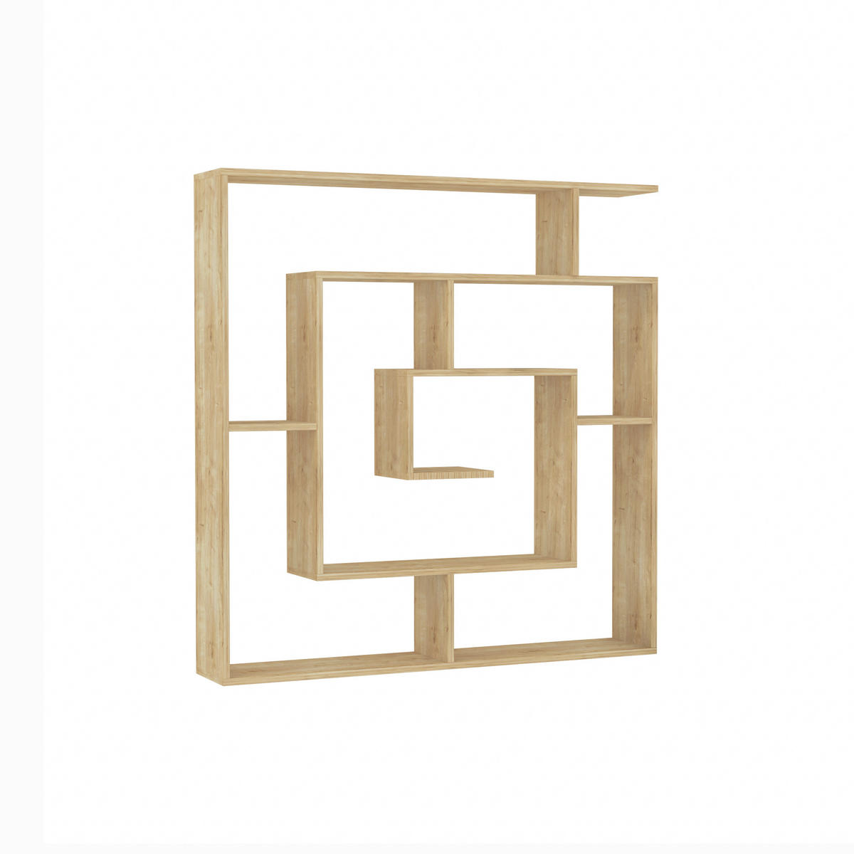 BÜCHERWAND  125/129/22 cm Eichefarben  - Eichefarben, Design, Holzwerkstoff (125/129/22cm) - Livetastic
