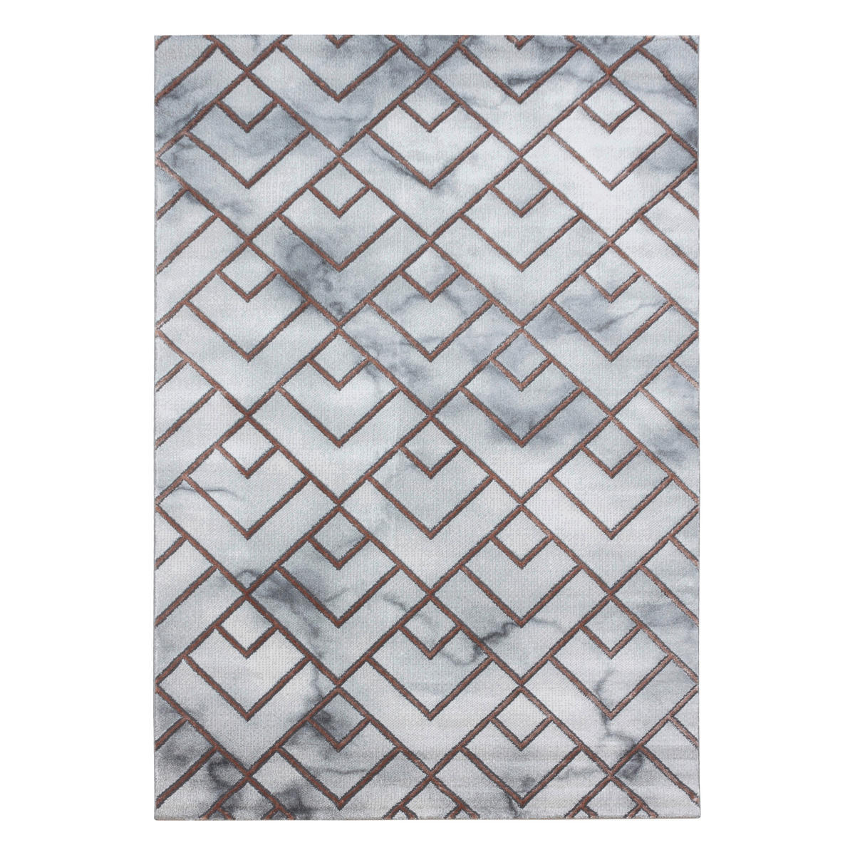 VÄVD MATTA 140/200 cm Naxos 3813 Bronze  - bronsfärgad, Design, textil (140/200cm)