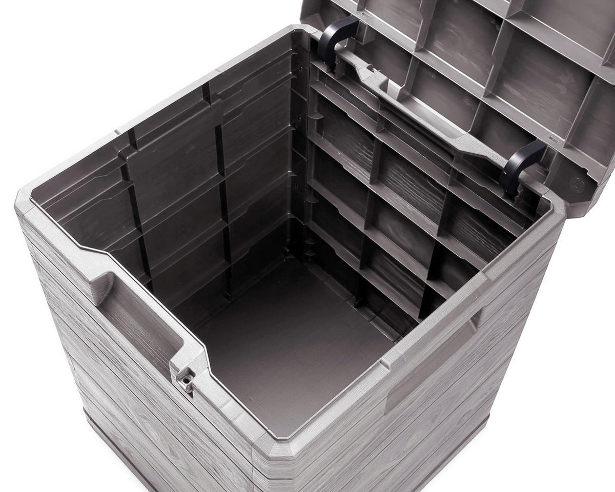 KISSENBOX 44/50/43 cm  - Hellgrau, Basics, Kunststoff (44/50/43cm)