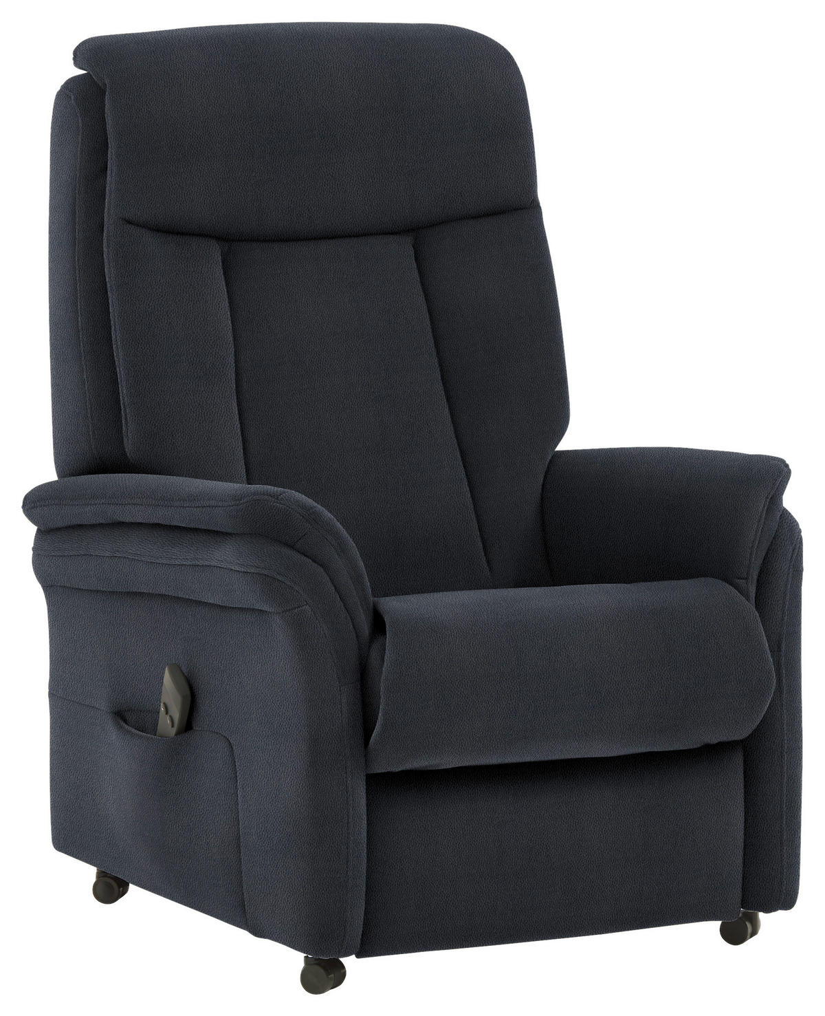 FERNSEHSESSEL in Mikrofaser Blau  - Blau, Konventionell, Kunststoff/Textil (74/107/84cm) - Valdera