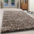 HOCHFLORTEPPICH 60/110 cm ENJOY 4500 BEIGE  - Beige, KONVENTIONELL, Textil (60/110cm) - Novel