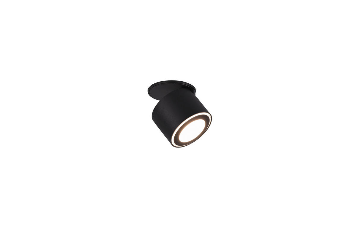 LED-STRAHLER - Schwarz, Trend, Metall (8,7/10,9cm)