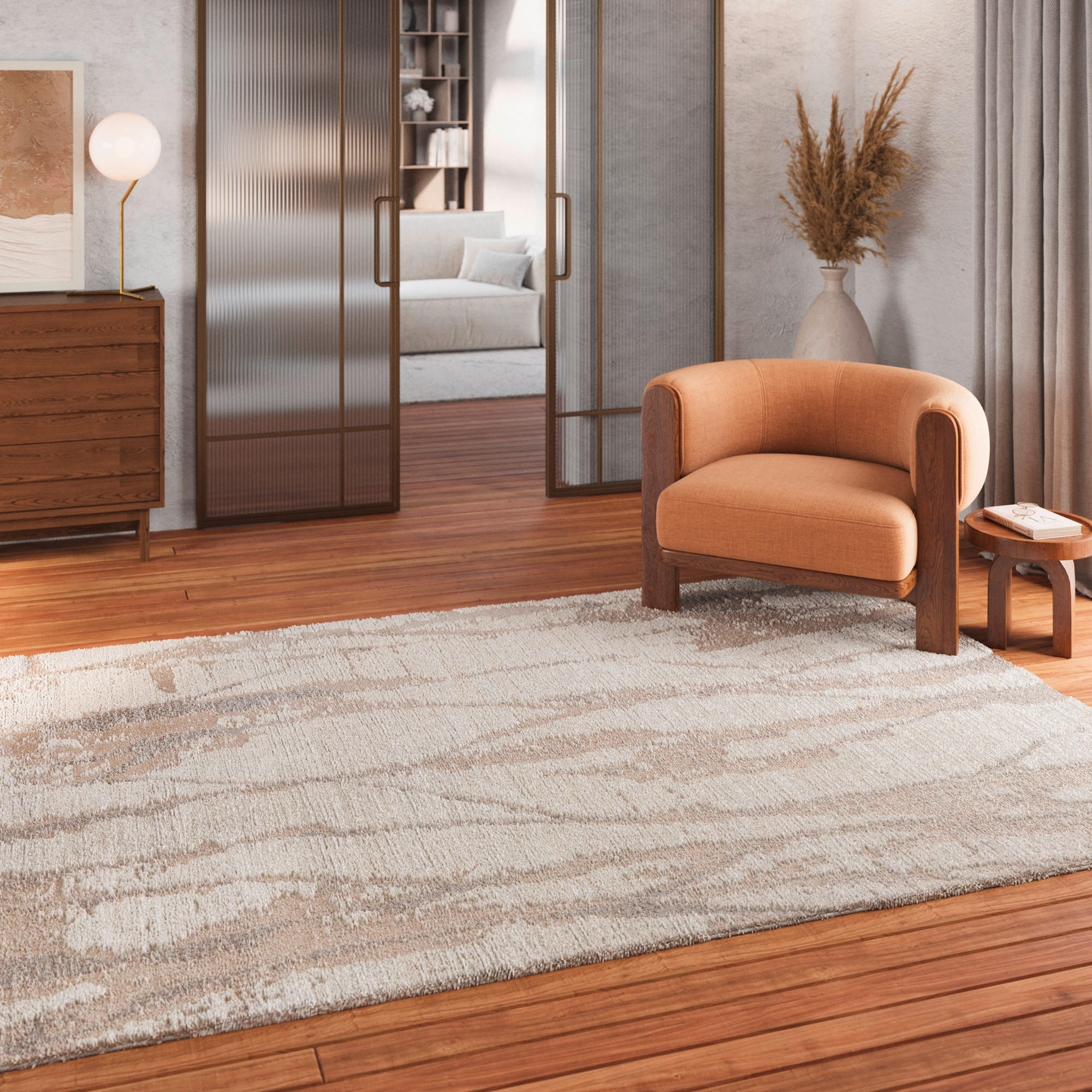 WEBTEPPICH 160/230 cm Fynn Creme, Beige  - Beige/Creme, Design, Textil (160/230cm) - WECON HOME