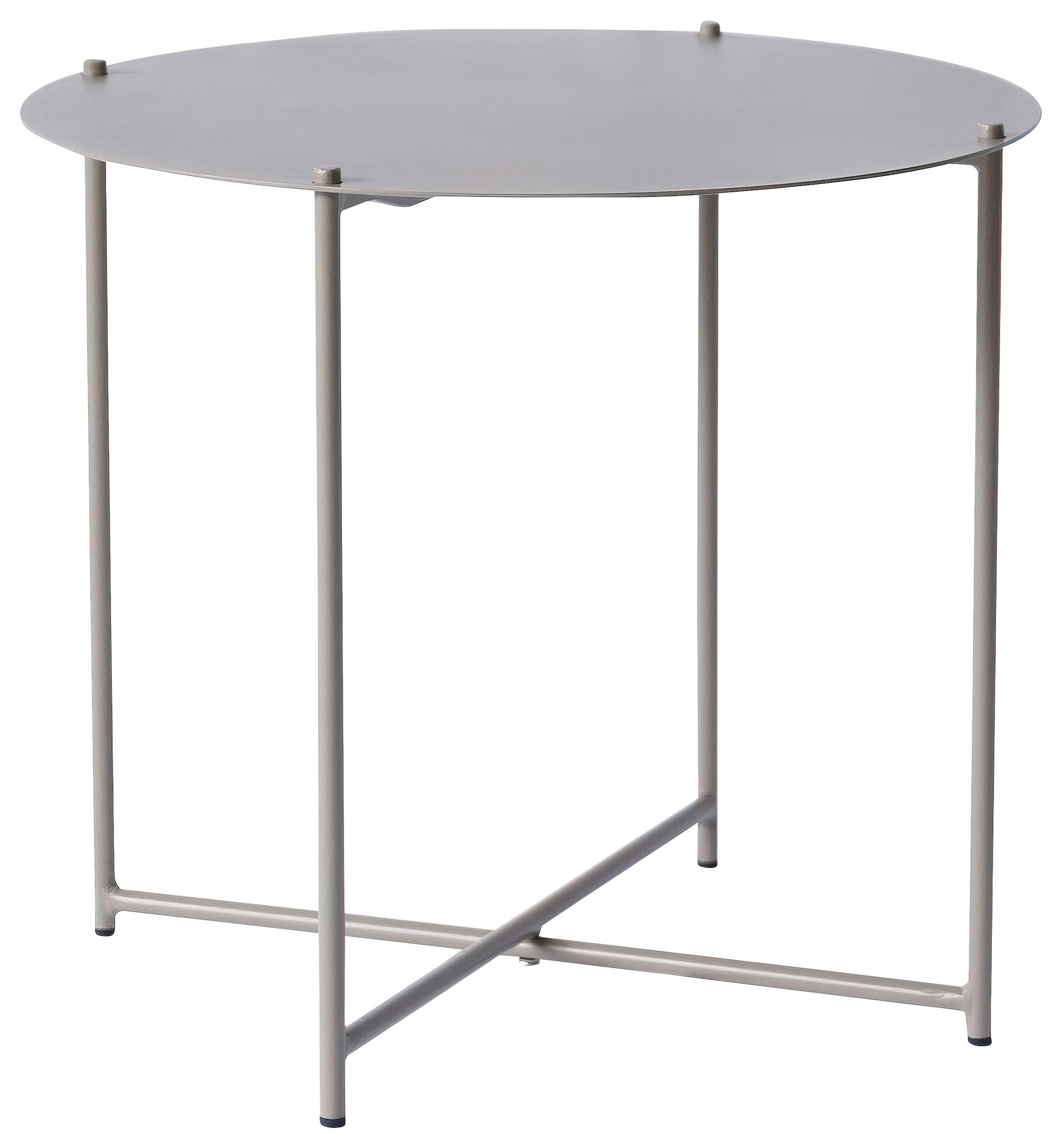 Xora Beistelltisch Taupe 49x49x49 cm