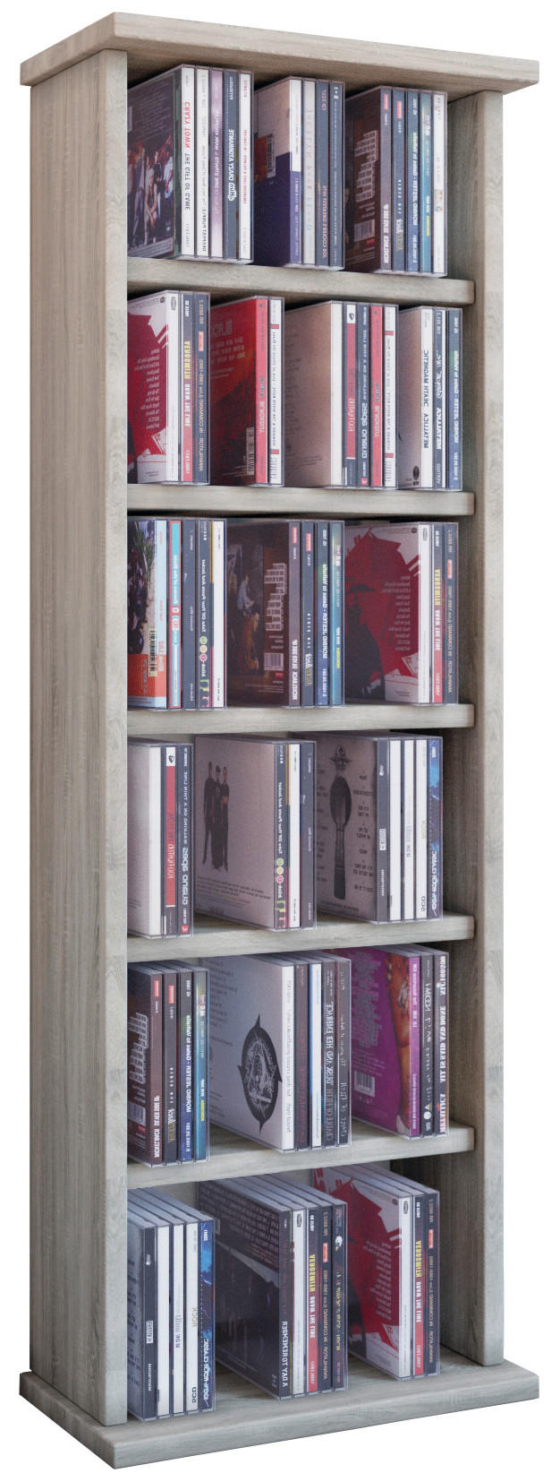 CD-HYLLA 31/92/18 cm  - ekfärgad, Klassisk, trämaterial (31/92/18cm) - MID.YOU