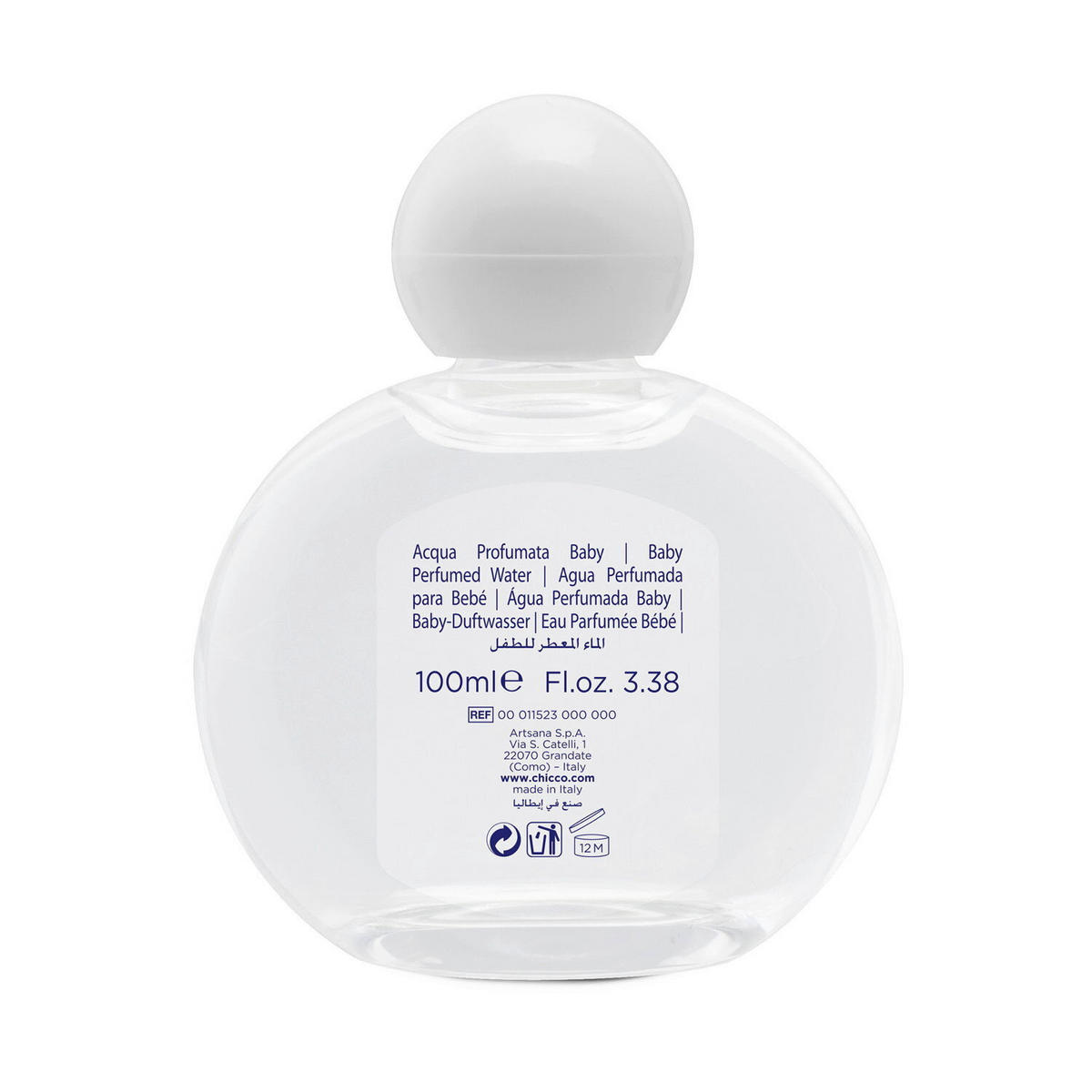 BABYPFLEGESET Natural Sensation  - Klar, Basics, Glas (100ml) - Chicco