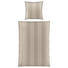 BETTWÄSCHE Satin Taupe 155/220 cm - Taupe, KONVENTIONELL, Textil (155/220cm) - Ambiente