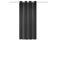 ÖSENSCHAL blickdicht 135/175 cm   - Schwarz, Basics, Textil (135/175cm)