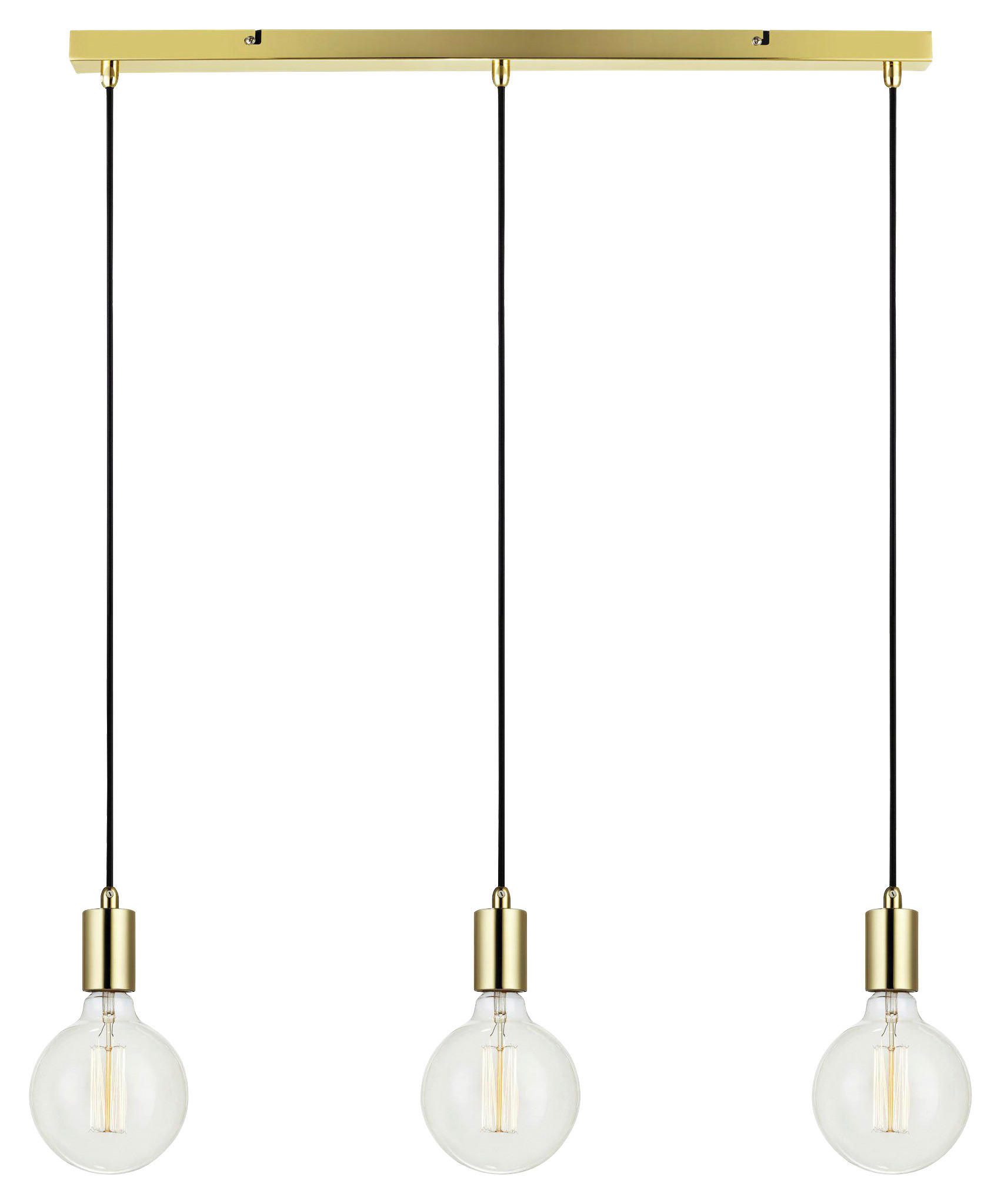 HÄNGELEUCHTE Sky 4,5/160 cm   - Messingfarben, Basics, Metall (4,5/160cm) - Markslöjd