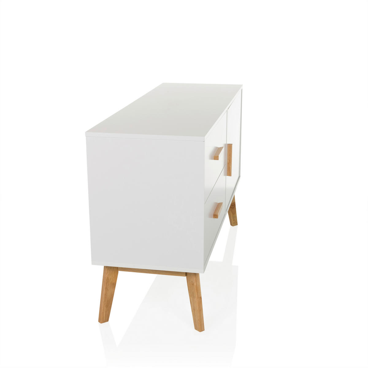 SIDEBOARD  in 120/72/40 cm  - Hellbraun/Weiß, MODERN, Holzwerkstoff (120/72/40cm) - MID.YOU