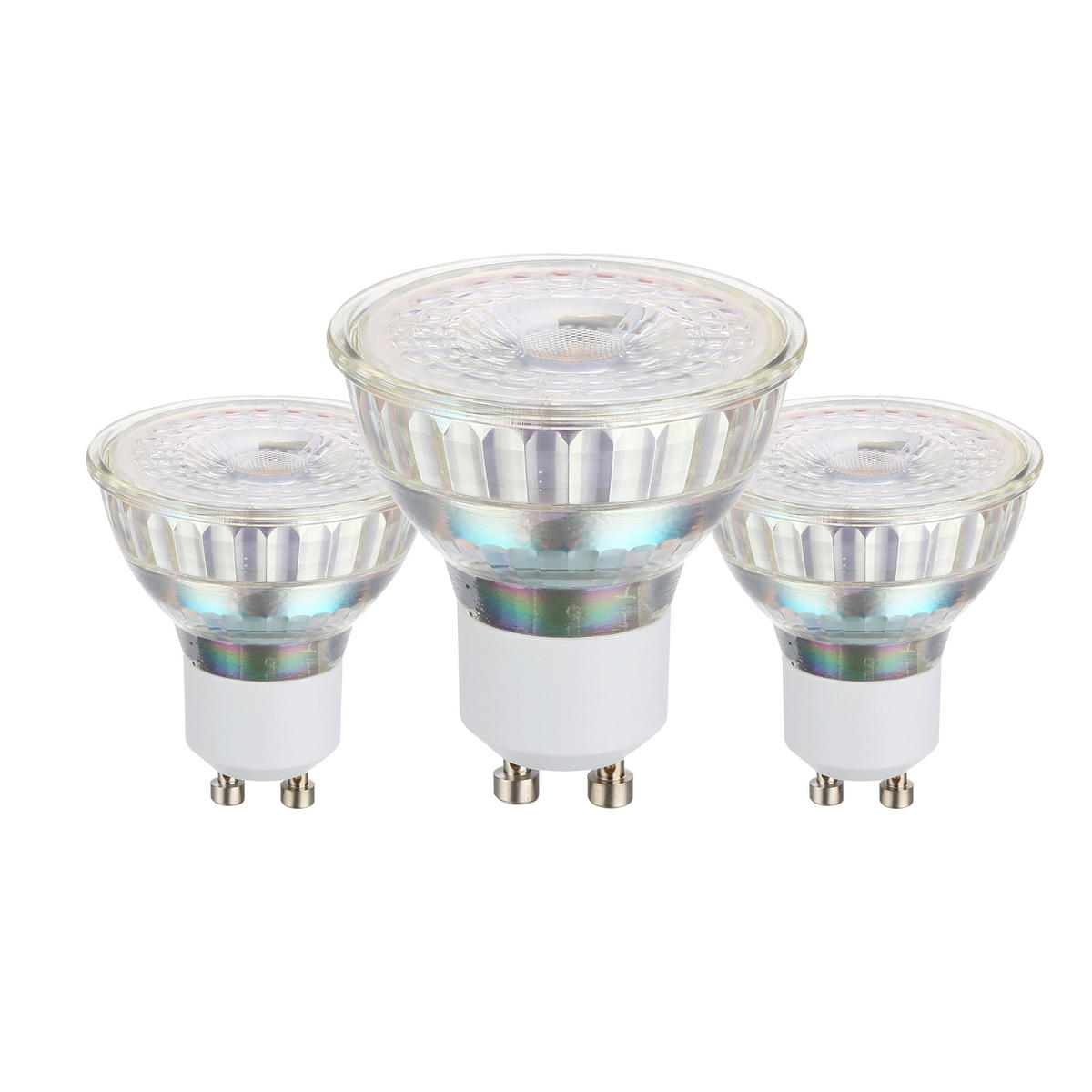 LED-LEUCHTMITTEL   GU10 4.5 W  - Klar, Basics, Glas (5/5,2cm) - Eglo