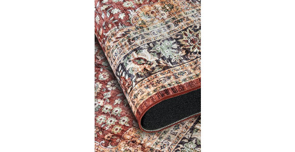 VINTAGE-TEPPICH 80/150/150 cm Asya Dunkelblau, Dunkelrot  - Dunkelblau/Dunkelrot, Design, Kunststoff/Textil (80/150/150cm) - Novel