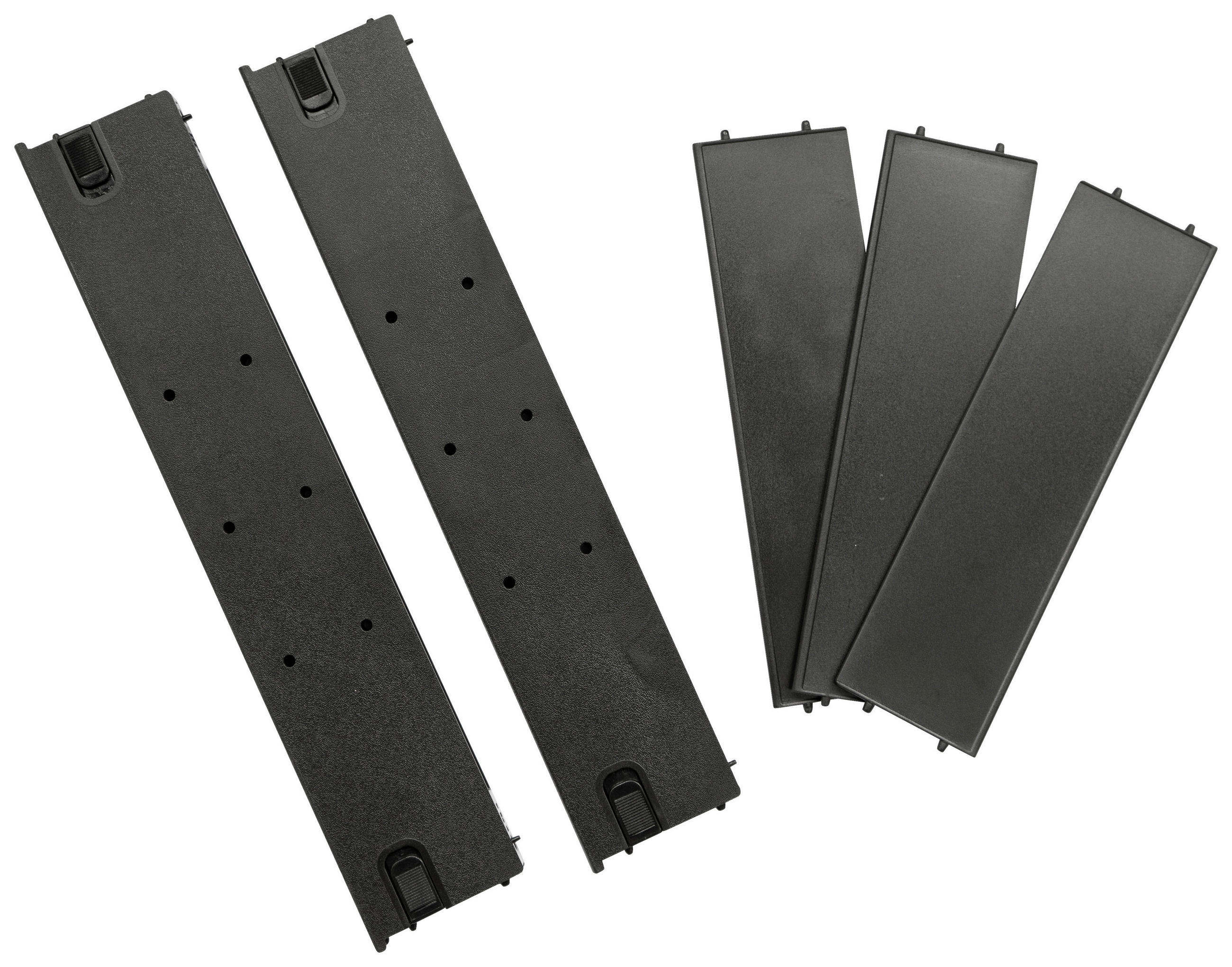 SCHUBKASTENEINSATZ Metall Schwarz  - Schwarz, KONVENTIONELL, Metall - Moderano