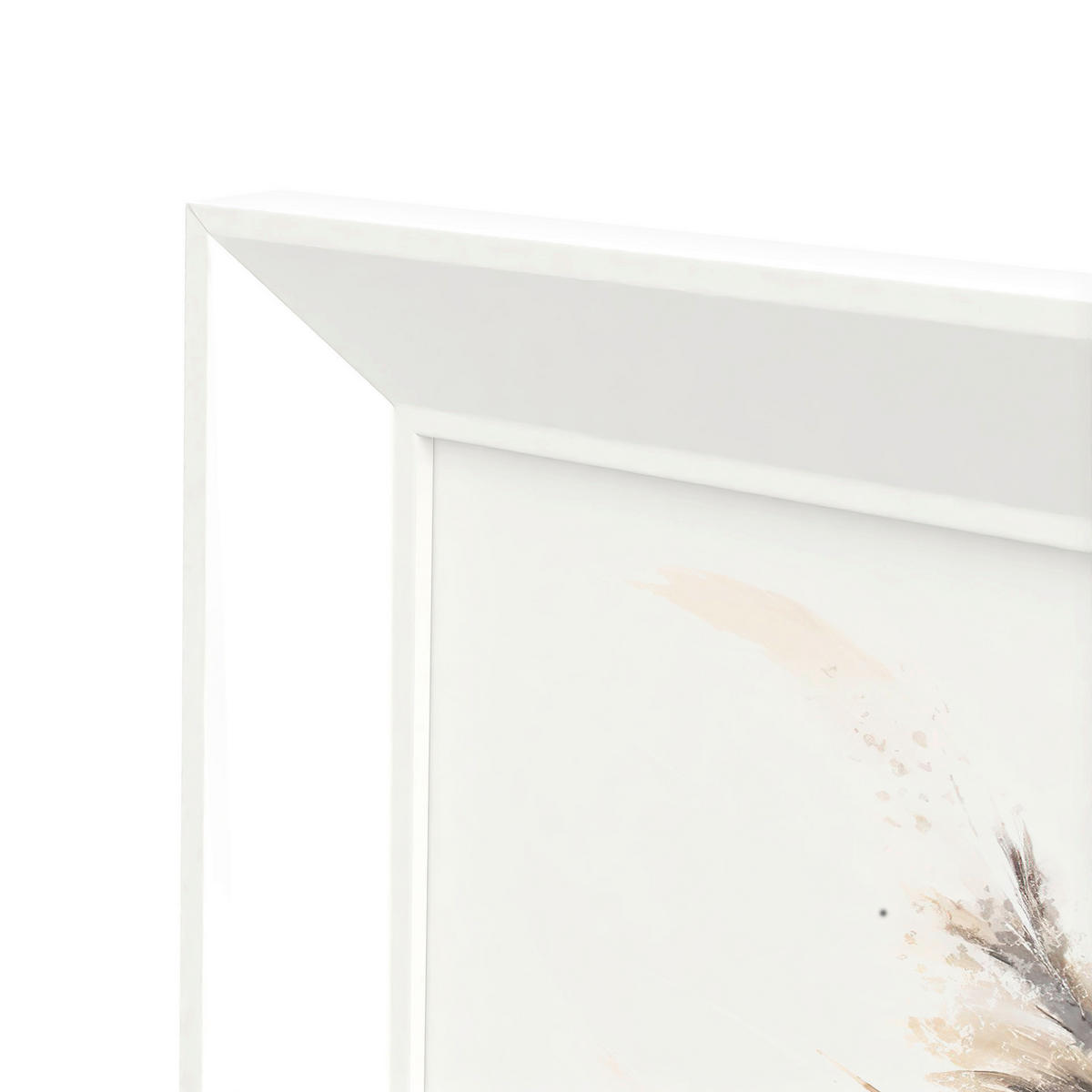 DRUCKGRAFIK Landschaft & Natur, Pflanzen  - Beige/Weiß, Basics, Holz/Papier (75/56/3cm)