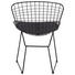 STUHL in Metall, Textil Schwarz - Schwarz, Design, Textil/Metall (51/77/64cm) STUHL in Metall, Textil Schwarz - Schwarz, Design, Textil/Metall (51/77/64cm)