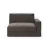SOFAELEMENT FABIO E Flachgewebe Graphitfarben  - Schwarz/Graphitfarben, MODERN, Kunststoff/Textil (132/87/108cm) - Sit & More
