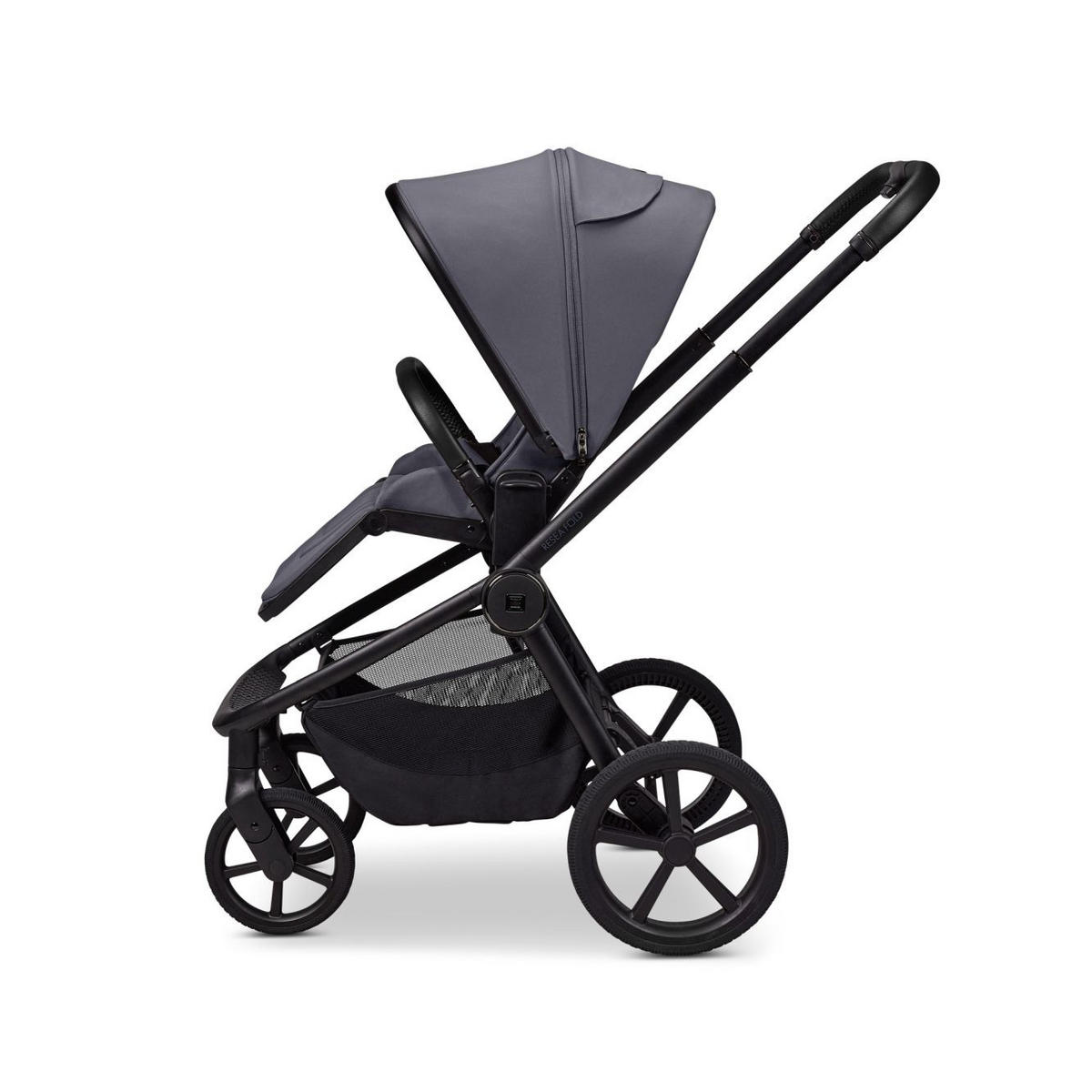 KOMBIKINDERWAGEN  Resea Fold   - Hellgrau/Braun, LIFESTYLE, Textil/Metall (116/57/94cm) - Moon