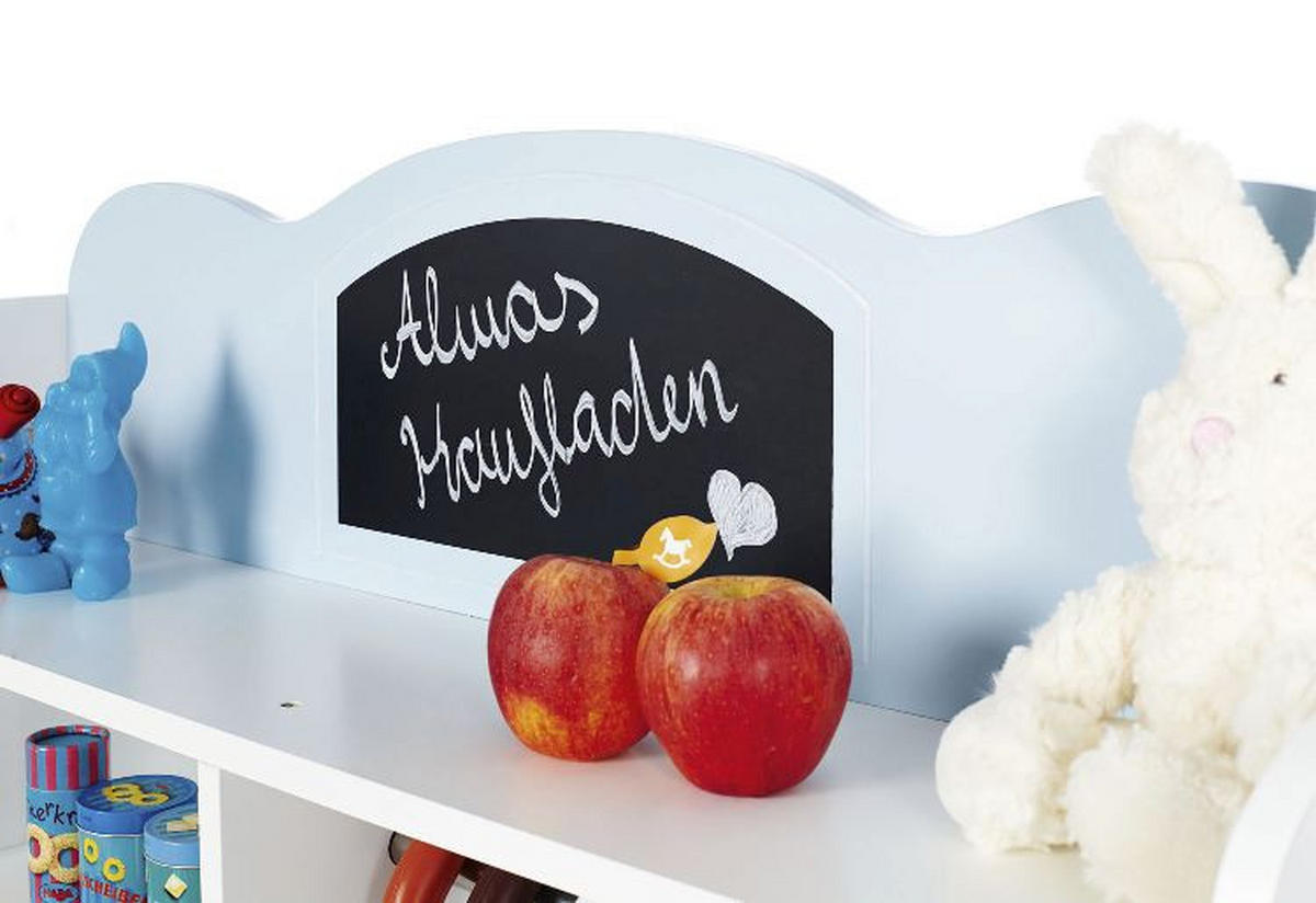 KAUFLADEN - Weiß/Hellblau, Basics, Holzwerkstoff (100/119/92cm) - Pinolino