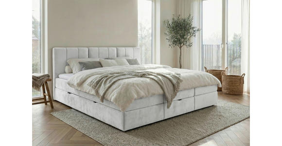 FAMILIENBETT - Hellgrau/Schwarz, Design, Holzwerkstoff/Kunststoff (240/200cm) - Esposa