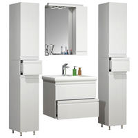 BADEZIMMER 5-teilig  in 120 cm  - Weiß, MODERN, Glas/Keramik (120cm) - MID.YOU