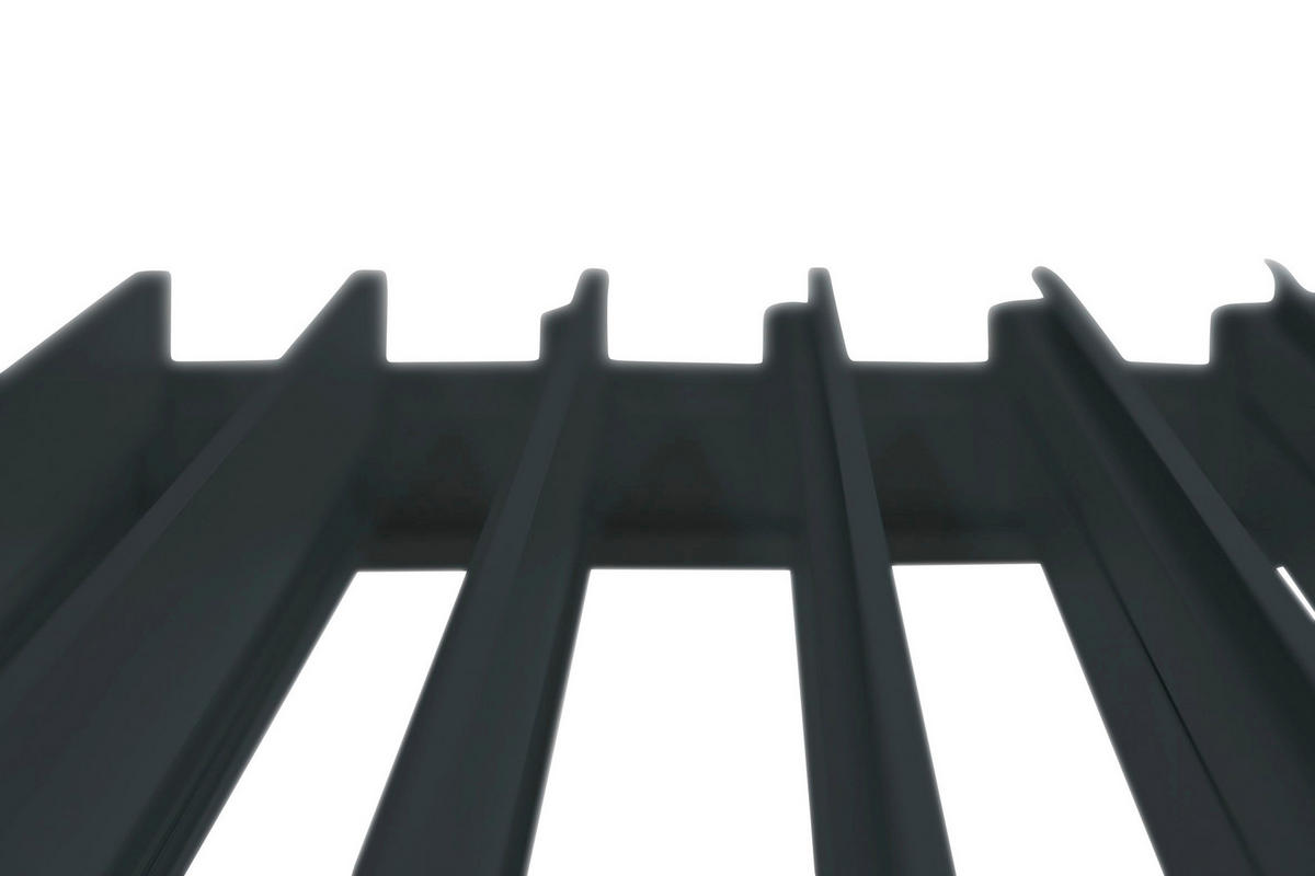 PERGOLA 600/250/300 cm Aluminium  - Anthrazit, MODERN, Metall (600/250/300cm) - Gardenson