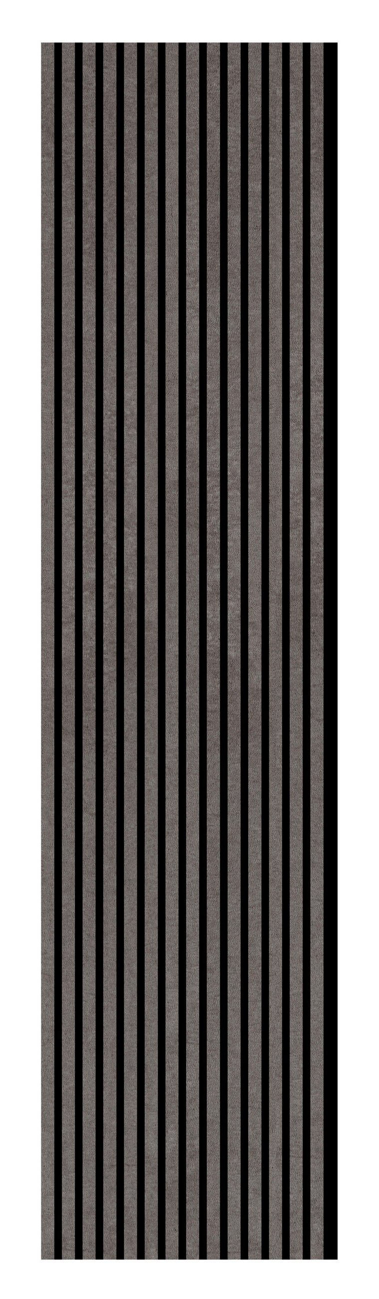 AKUSTIKPANEEL PVC Beton foliert 57.25/1.9/240 cm  - Grau, KONVENTIONELL, Holzwerkstoff/Textil (57.25/1.9/240cm)