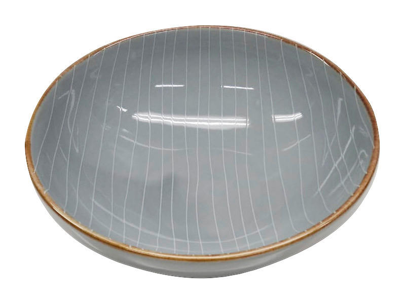 MÜSLISCHALE Bergen - Grau, Design, Keramik (16,5/6cm) - Landscape