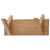 HAKENLEISTE  in Eiche massiv Eichefarben  - Eichefarben, Basics, Holz (30/13/12cm)