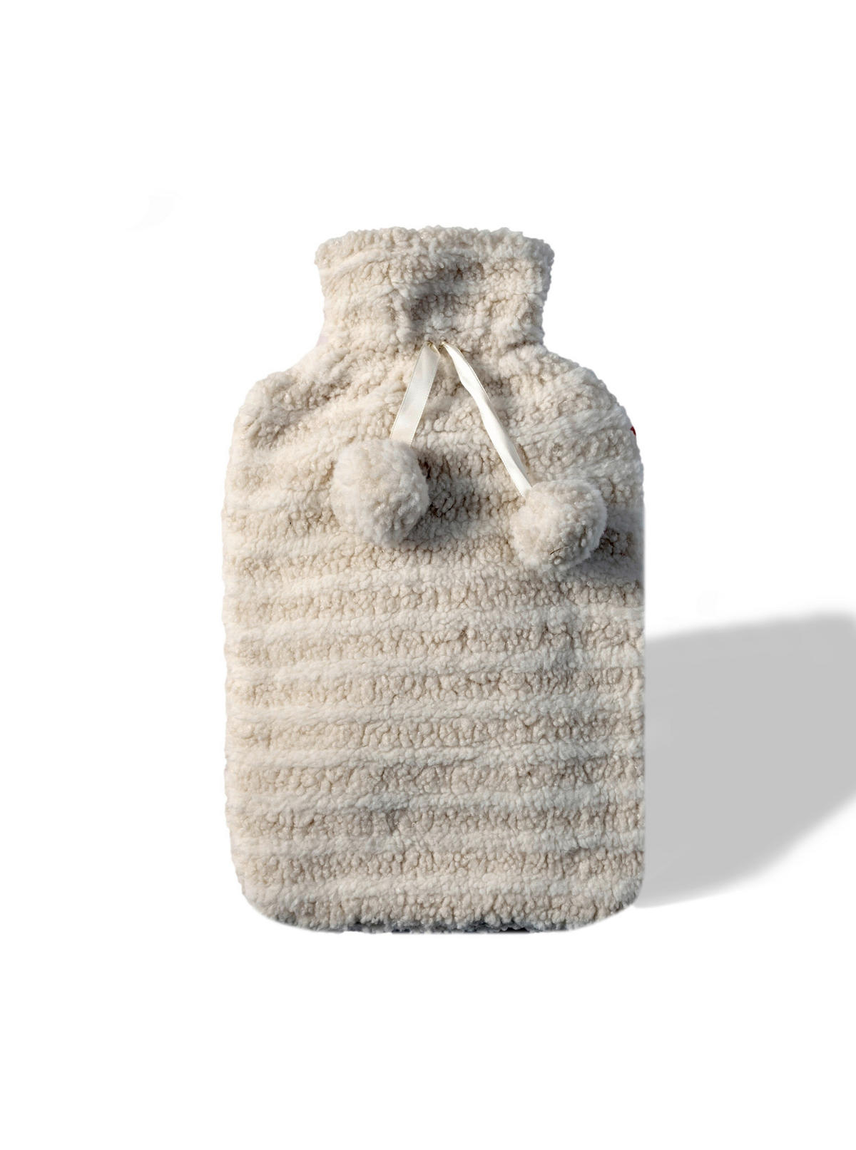 WÄRMFLASCHE  - Beige, LIFESTYLE, Kunststoff/Textil (20/32,7cm) - X-Mas