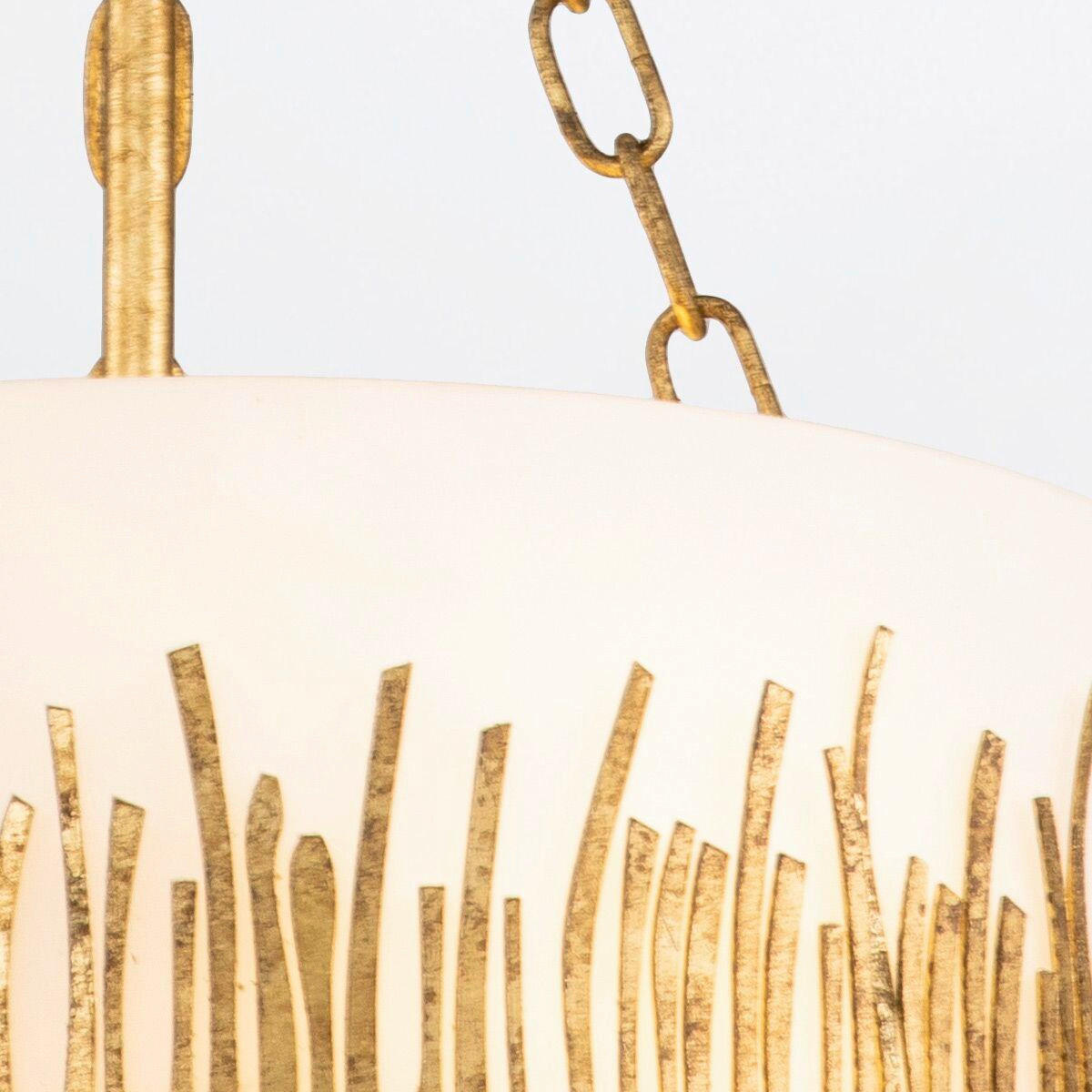 HÄNGELEUCHTE Quintiesse 90,8/38,1/38,1 cm  - Goldfarben, KONVENTIONELL, Glas/Metall (90,8/38,1/38,1cm) - Elstead Lighting