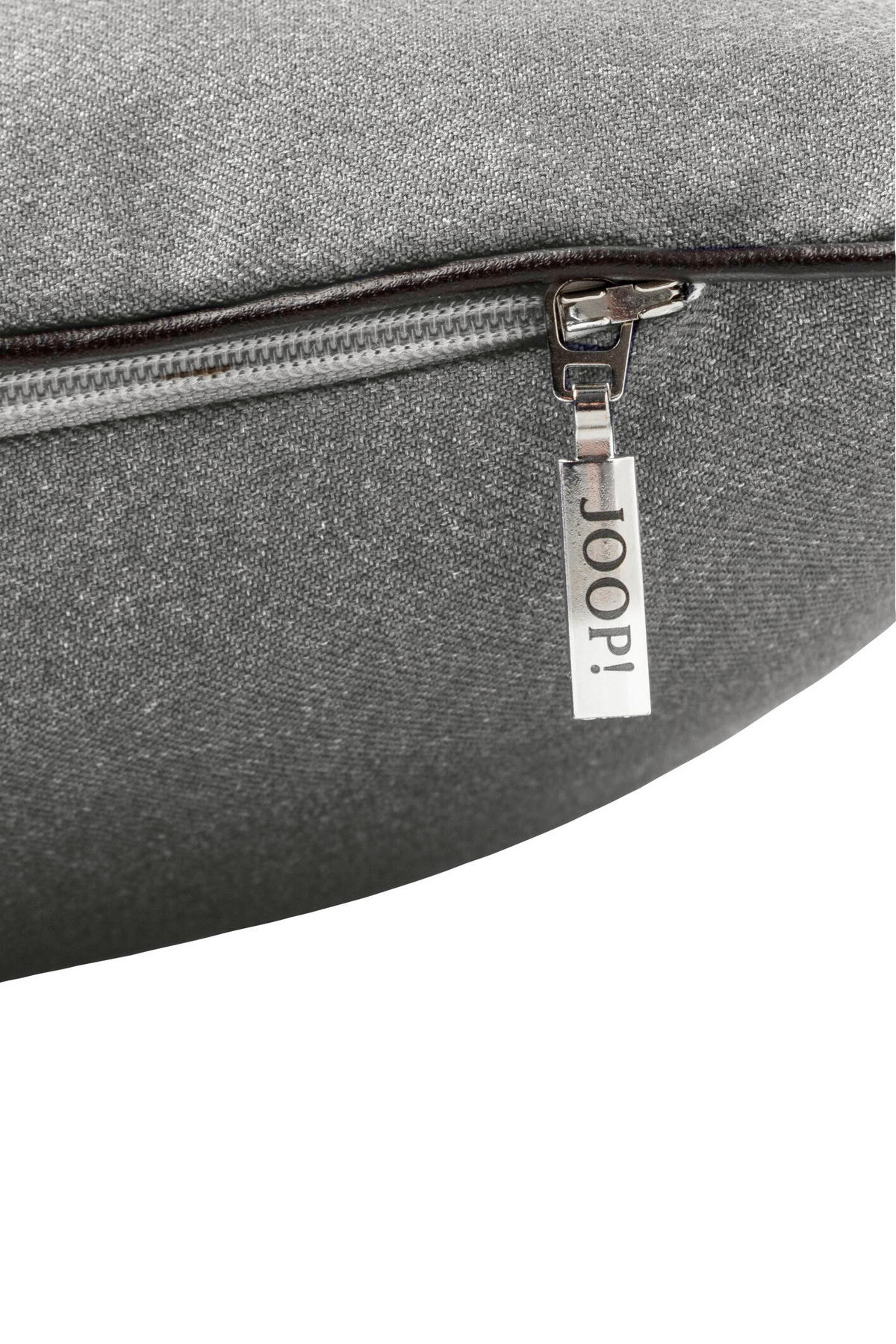 KISSENHÜLLE J!Essential 40/40 cm  - Anthrazit/Grau, Basics, Textil (40/40cm) - Joop!
