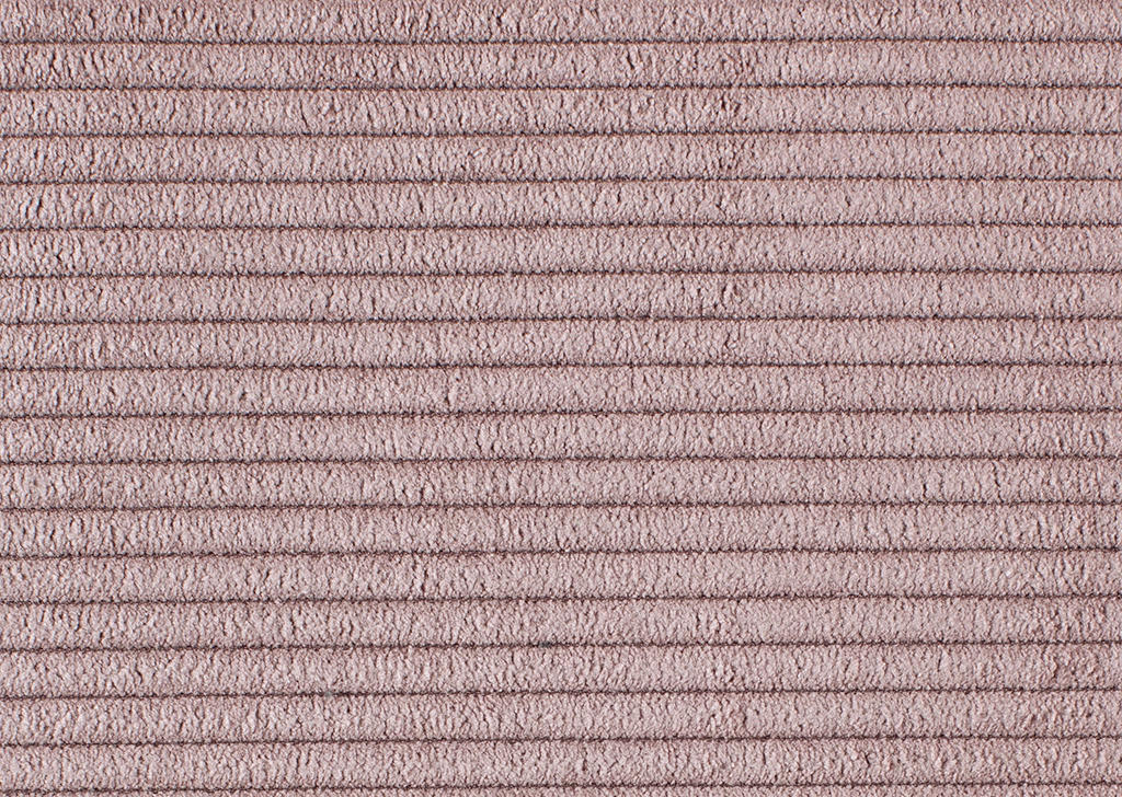 ECKSOFA in Feincord Altrosa  - Schwarz/Altrosa, Konventionell, Textil/Metall (311/219cm) - Hom`in