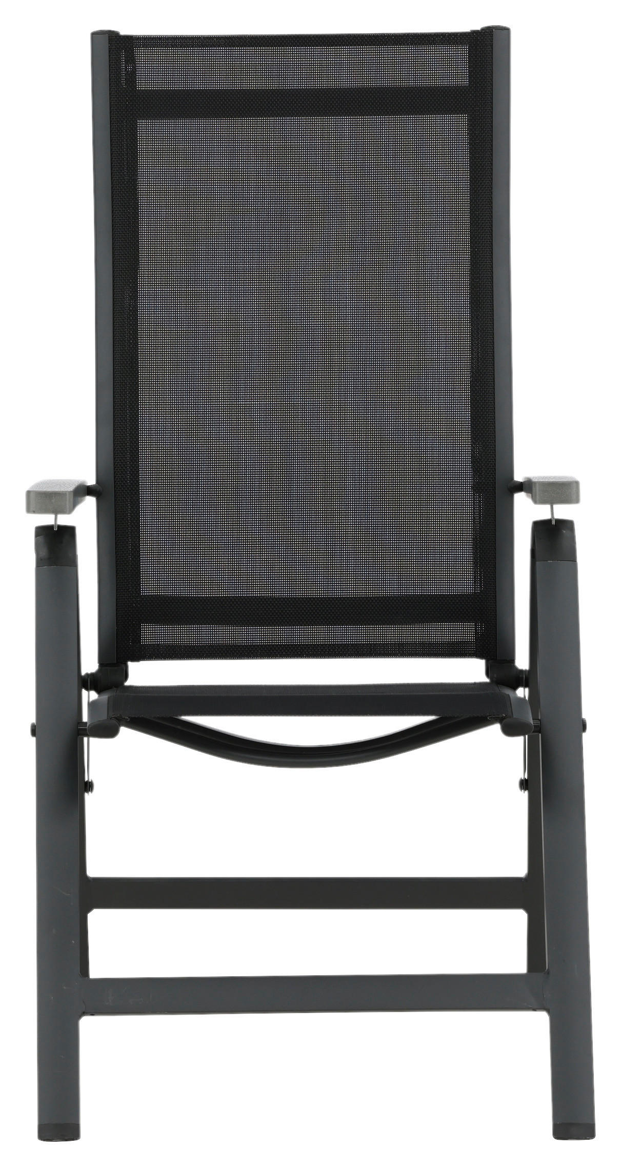 GARTENSESSEL-SET Aluminium Schwarz  - Schwarz, KONVENTIONELL, Metall (59/109,5/67cm) - Gardenson