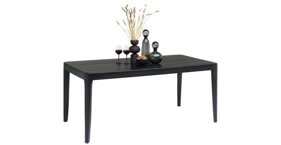 ESSTISCH in Holz 180/90/76 cm  - Schwarz, Trend, Holz (180/90/76cm) - Ambia Home