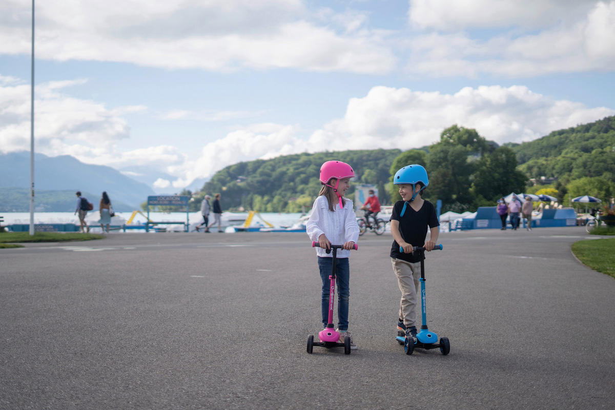 KINDER-E-SCOOTER  - Hellblau, LIFESTYLE, Kunststoff (62,0/29,0/76,0cm) - GLOBBER
