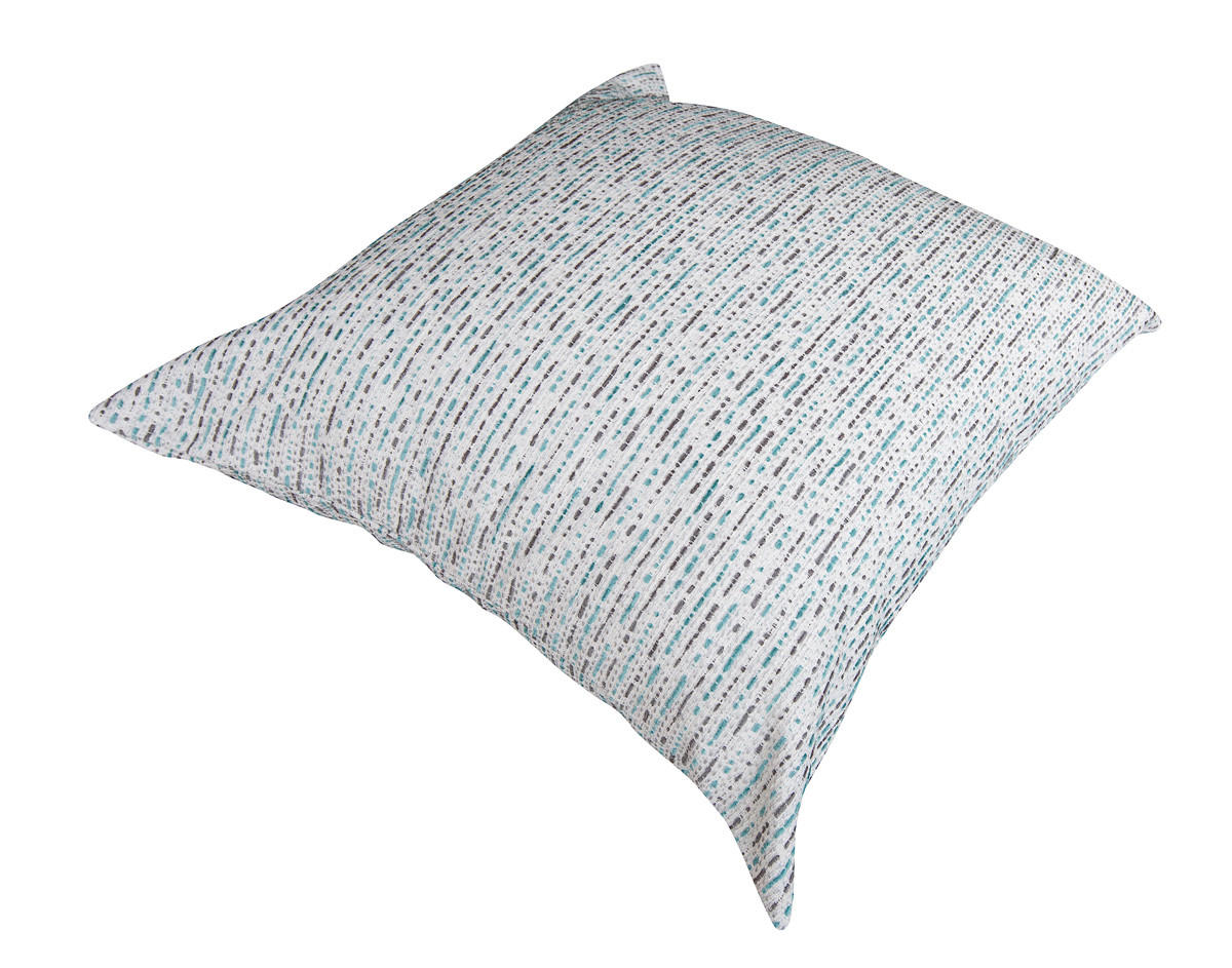 PREVLEKA BLAZINE 43/43 cm  - žadasto zelena/sivobela, Design, tekstil (43/43cm) - Novel