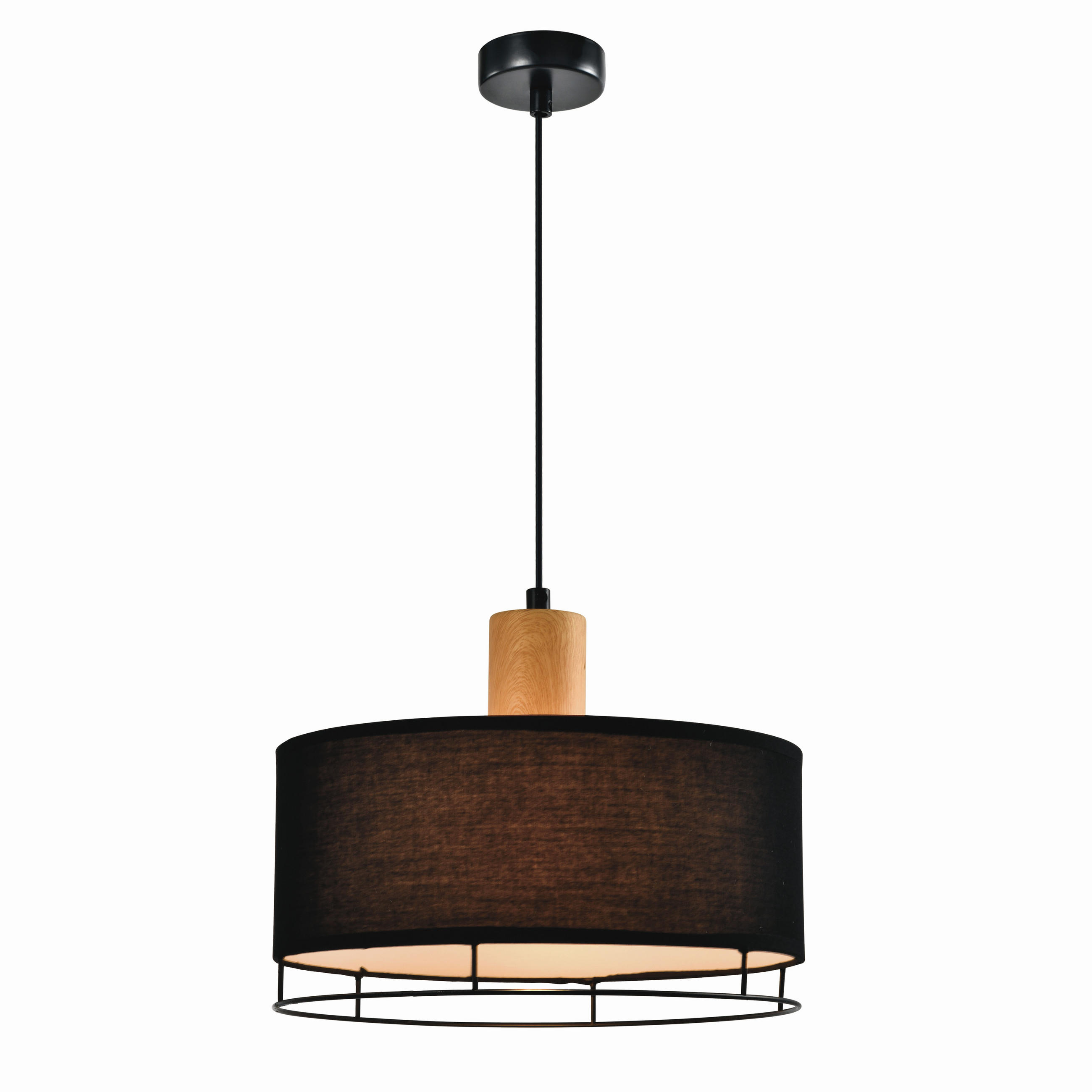 PENDELLAMPA Ardi 30/30/100 cm  - svart, Trend, metall/plast (30/30/100cm)