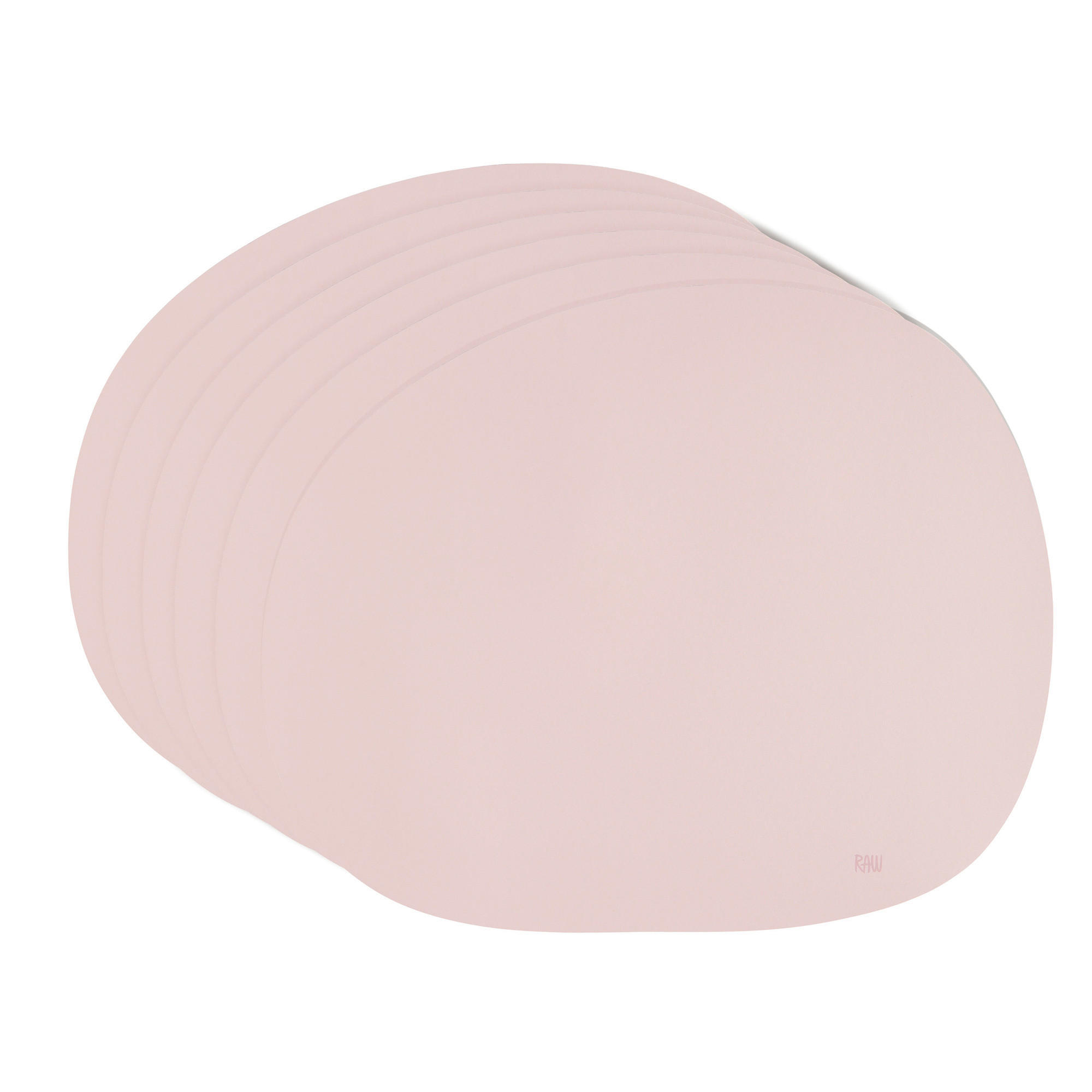 TISCHSET RAW Kunststoff Hellrosa 33,5/41 cm  - Hellrosa, Basics, Kunststoff (33,5/41cm) - Aida