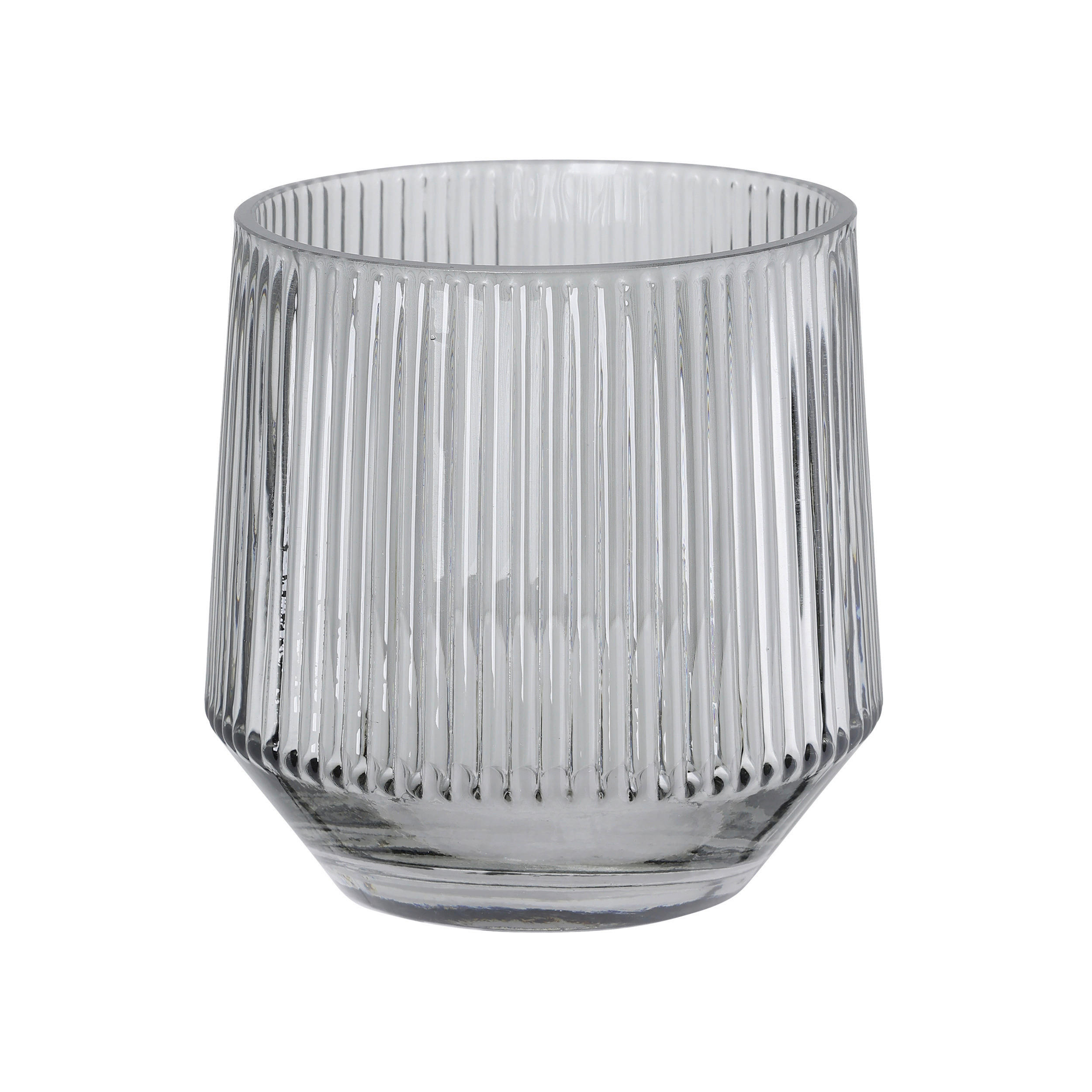 WINDLICHT - Grau, LIFESTYLE, Glas (14,3/14,3cm)