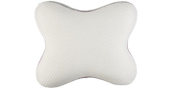 KISSEN 55/46 cm - Weiß/Grau, Basics, Textil (55/46cm) - Sleeptex