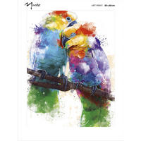 KUNSTDRUCK Tiere 30/40 cm  - Multicolor, Basics, Papier (30/40cm) - Monee