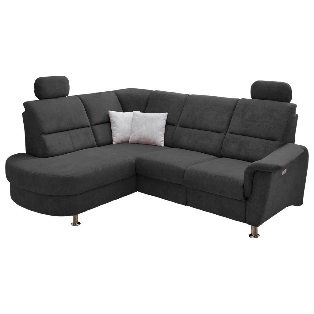 Ecksofa Parole Schwarz S: 184/231 Cm