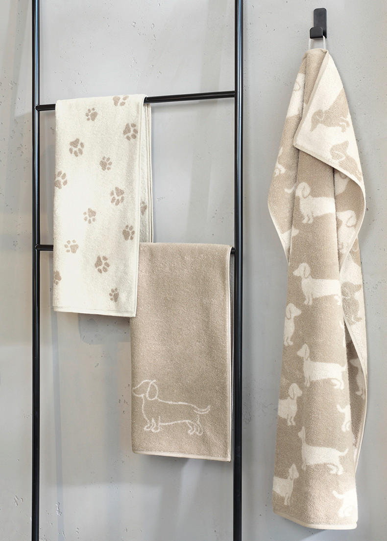 UTERÁK NA RUKY, 50/100 cm, béžová, prírodná farba - prírodná farba/béžová, Basics, textil (50/100cm) - Cawoe