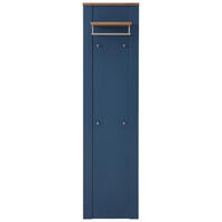 GARDEROBENPANEEL  in 48/188/30 cm  - Blau/Eichefarben, Lifestyle, Holzwerkstoff (48/188/30cm) - MID.YOU