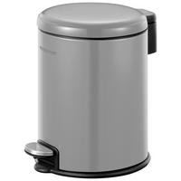 ABFALLSAMMLER Milano 3 L  - Blau/Schwarz, Basics, Kunststoff/Metall (17,8/25,4/22,9cm) - Fackelmann
