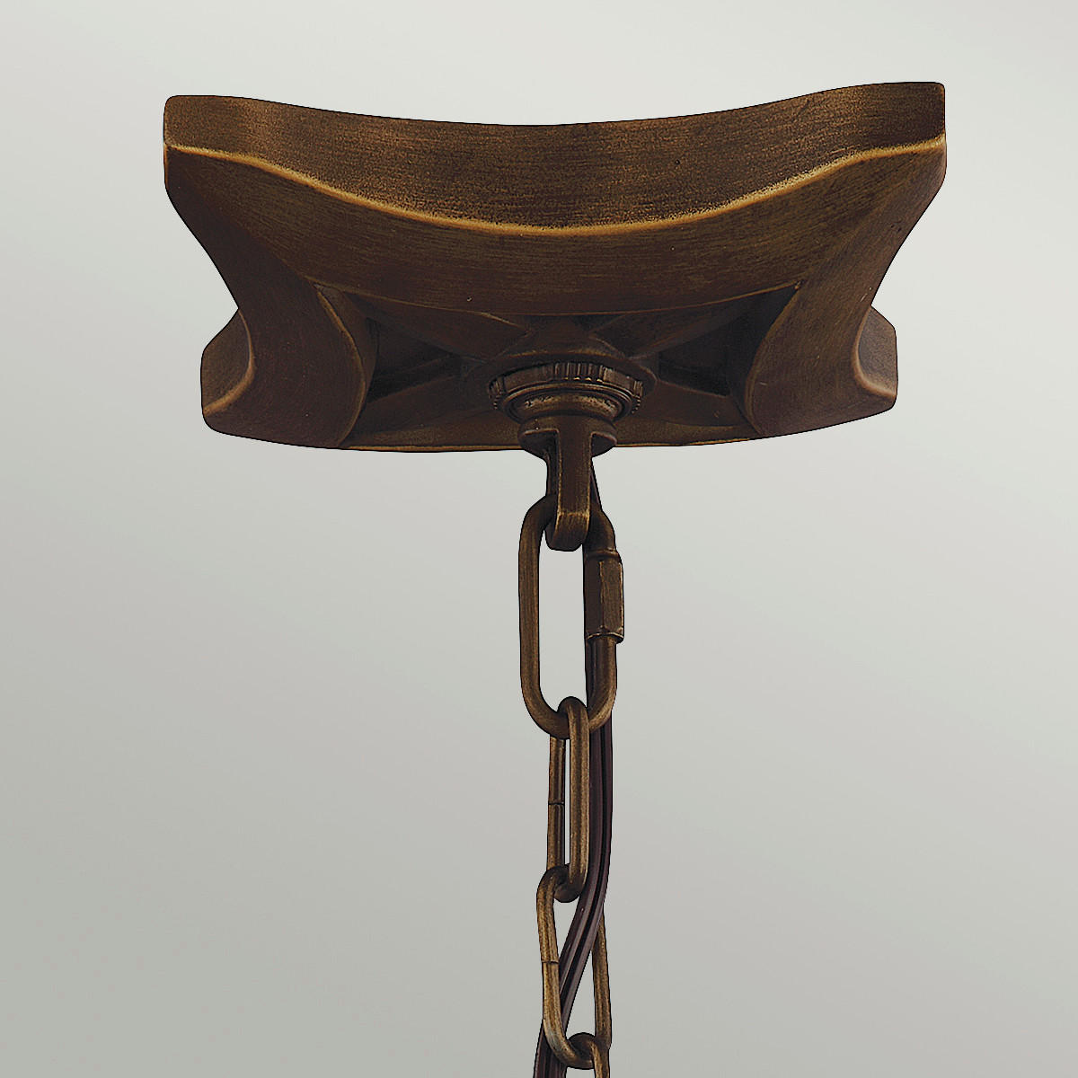 HÄNGELEUCHTE 51.4/87 cm    - Messingfarben, Basics, Metall (51.4/87cm) - Elstead Lighting